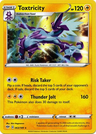 Toxtricity (Pokemon Sword & Shield: Darkness Ablaze)
