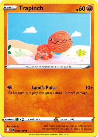 Trapinch (Pokemon Sword & Shield: Darkness Ablaze)