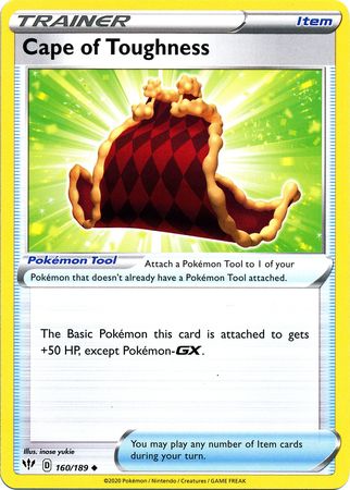 Cape of Toughness (Pokemon Sword & Shield: Darkness Ablaze)