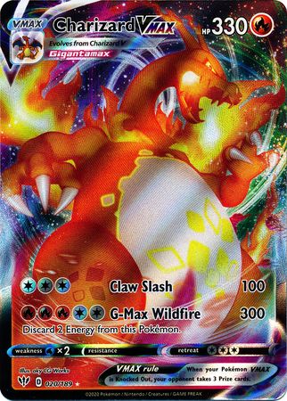Charizard VMAX (Pokemon Sword & Shield: Darkness Ablaze)
