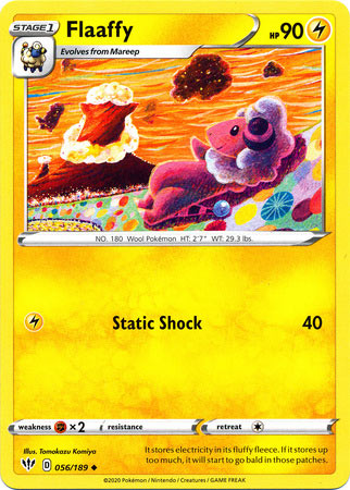 Flaaffy (Pokemon Sword & Shield: Darkness Ablaze)