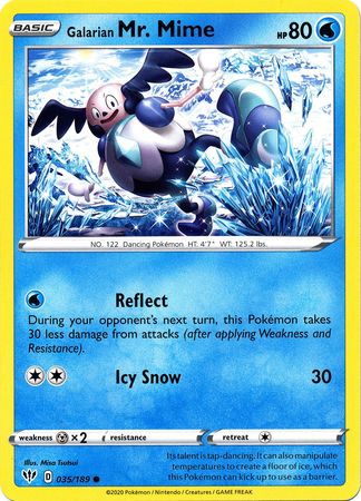 Galarian Mr. Mime (Pokemon Sword & Shield: Darkness Ablaze)