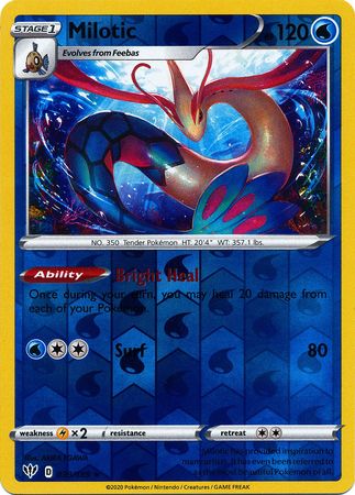 Milotic - Reverse Foil (Pokemon Sword & Shield: Darkness Ablaze)