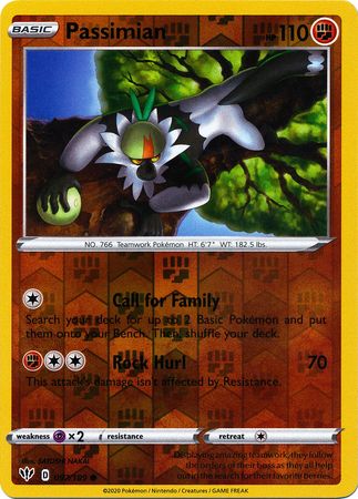 Passimian - Reverse Foil (Pokemon Sword & Shield: Darkness Ablaze)