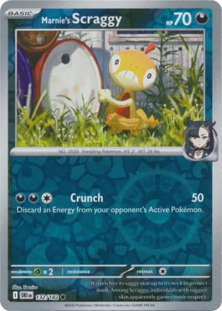 Marnie's Scraggy - Reverse Foil (Pokemon Scarlet & Violet Destined Rivals)