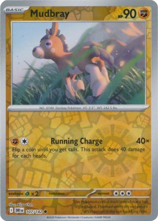 Mudbray - Reverse Foil (Pokemon Scarlet & Violet Destined Rivals)