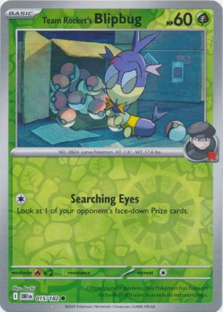 Team Rocket's Blipbug - Reverse Foil (Pokemon Scarlet & Violet Destined Rivals)