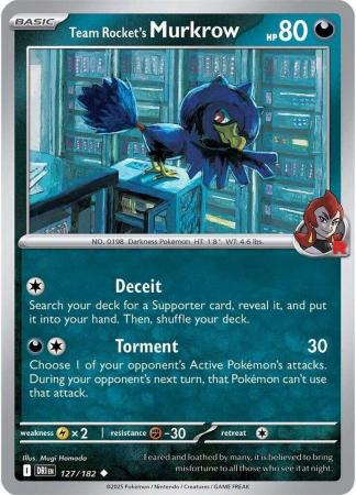Team Rocket's Murkrow (Pokemon Scarlet & Violet Destined Rivals)