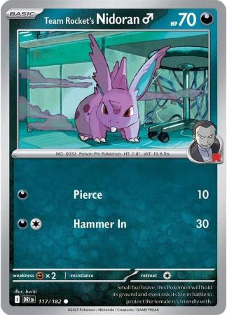 Team Rocket's Nidoran (M) (Pokemon Scarlet & Violet Destined Rivals)