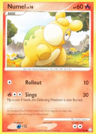 Numel  (Diamond and Pearl Legends Awaken Singles)