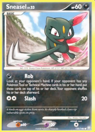 Sneasel  (Diamond and Pearl Legends Awaken Singles)