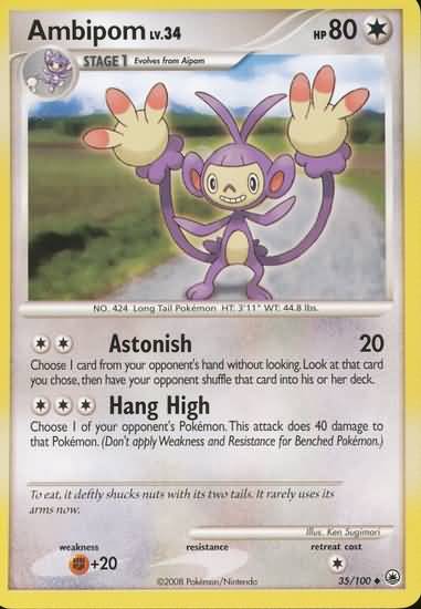 Ambipom (Diamond and Pearl Majestic Dawn Singles)