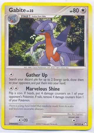 Gabite  (Diamond and Pearl Mysterious Treasures Singles)