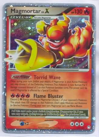 Magmortar Lv.X   (Diamond and Pearl Mysterious Treasures Singles)