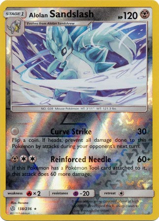 Alolan Sandslash - Reverse Foil (Pokemon Sun & Moon: Cosmic Eclipse)