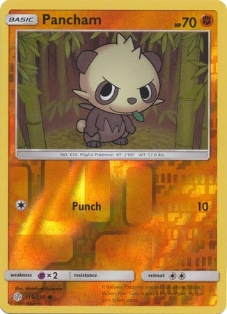 Pancham - Reverse Foil (Pokemon Sun & Moon: Cosmic Eclipse)