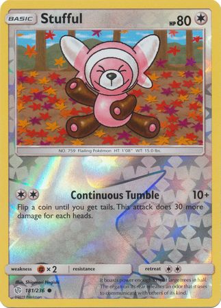 Stufful - Reverse Foil (Pokemon Sun & Moon: Cosmic Eclipse)