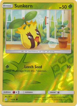 Sunkern - Reverse Foil (Pokemon Sun & Moon: Cosmic Eclipse)