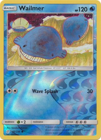 Wailmer - Reverse Foil (Pokemon Sun & Moon: Cosmic Eclipse)