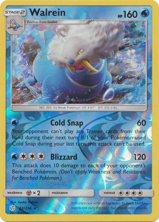 Walrein - Reverse Foil (Pokemon Sun & Moon: Cosmic Eclipse)
