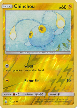 Chinchou - Reverse Foil (Pokemon Sun & Moon: Cosmic Eclipse)