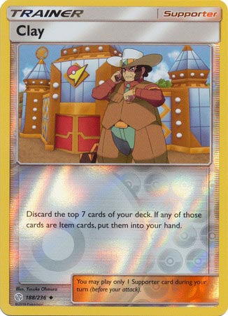 Clay - Reverse Foil (Pokemon Sun & Moon: Cosmic Eclipse)