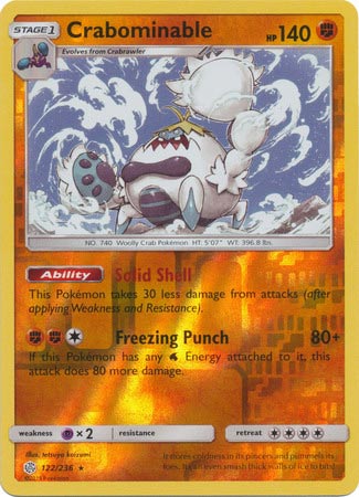 Crabominable - Reverse Foil (Pokemon Sun & Moon: Cosmic Eclipse)