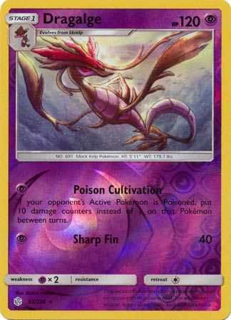 Dragalge - Reverse Foil (Pokemon Sun & Moon: Cosmic Eclipse)