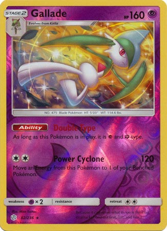 Gallade - Reverse Foil (Pokemon Sun & Moon: Cosmic Eclipse)