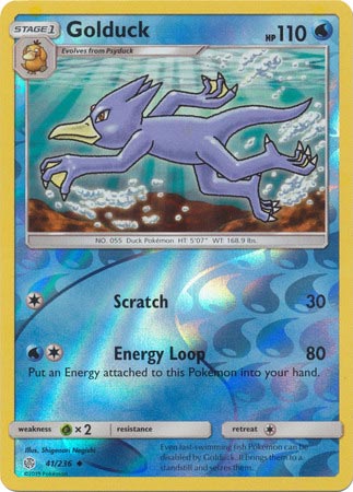Golduck - Reverse Foil (Pokemon Sun & Moon: Cosmic Eclipse)