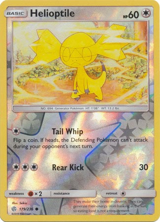 Helioptile - Reverse Foil (Pokemon Sun & Moon: Cosmic Eclipse)