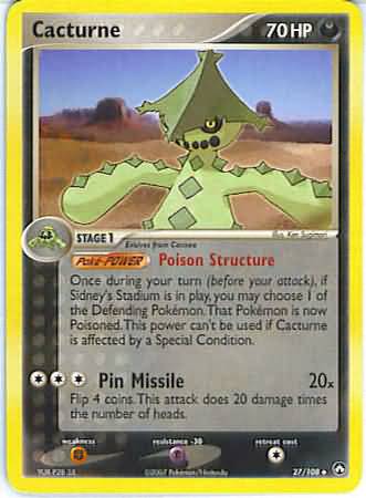 Cacturne (EX Power Keepers Nintendo)