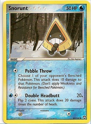 Snorunt (EX Power Keepers Nintendo)