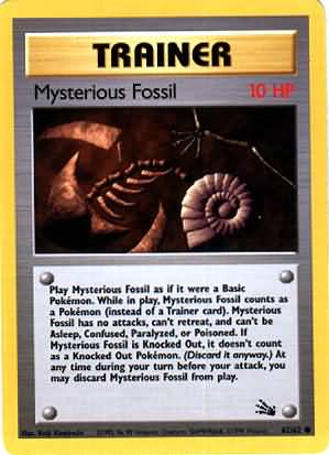 Mysterious Fossil (Fossil WoTC)