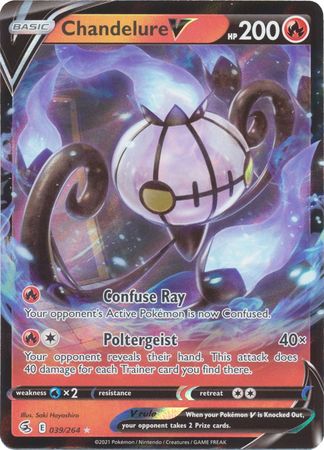 Chandelure V (Pokemon Sword & Shield: Fusion Strike)