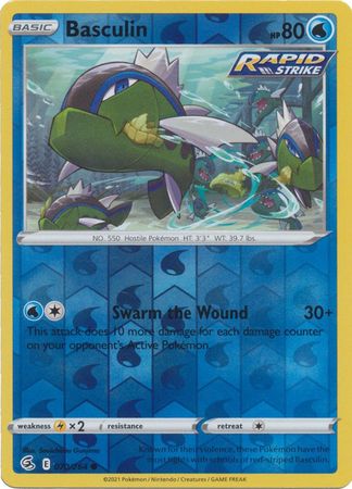 Basculin - Reverse Foil (Pokemon Sword & Shield: Fusion Strike)
