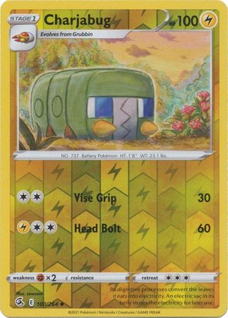 Charjabug - Reverse Foil (Pokemon Sword & Shield: Fusion Strike)