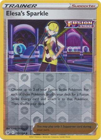 Elesa's Sparkle - Reverse Foil (Pokemon Sword & Shield: Fusion Strike)