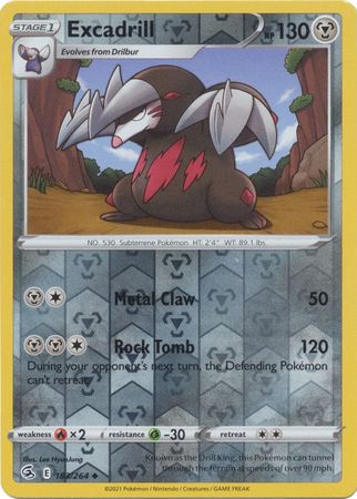 Excadrill - Reverse Foil (Pokemon Sword & Shield: Fusion Strike)