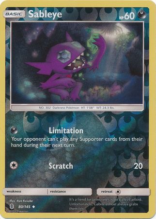 Sableye (Pokemon Sun & Moon Guardians Rising) Reverse