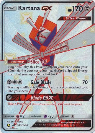 Kartana GX (Pokemon Hidden Fates)