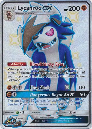 Lycanroc GX (Pokemon Hidden Fates)