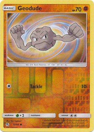 Geodude - Reverse Foil (Pokemon Hidden Fates)