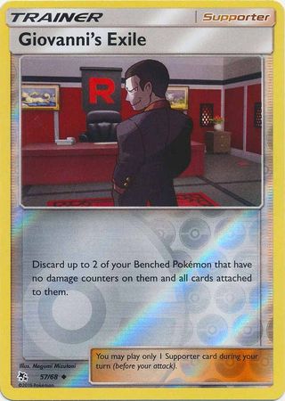 Giovanni's Exile - Reverse Foil (Pokemon Hidden Fates)