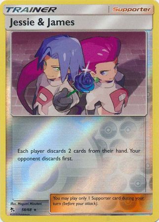 Jessie & James - Reverse Foil (Pokemon Hidden Fates)