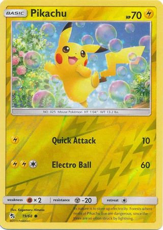 Pikachu - Reverse Foil (Pokemon Hidden Fates)