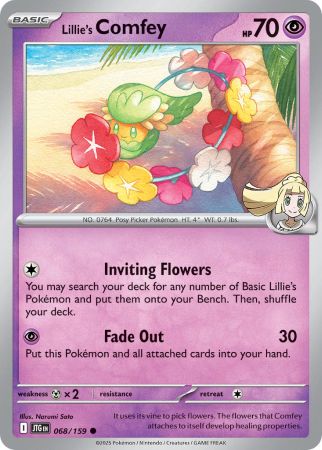 Lillie's Comfey - Reverse Foil (Pokemon Scarlet & Violet: Journey Together)