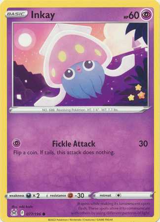 Inkay (Pokemon Sword & Shield: Lost Origin)