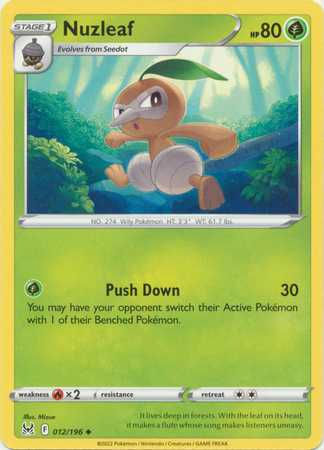 Nuzleaf (Pokemon Sword & Shield: Lost Origin)