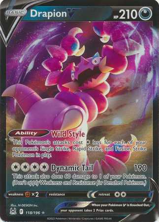 Drapion V (Pokemon Sword & Shield: Lost Origin)